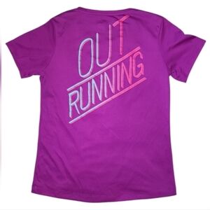 Under Armour Medium HeatGear Out Running Tee Shirt with Reflective Graphics